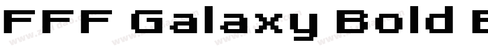 FFF Galaxy Bold Extended字体转换